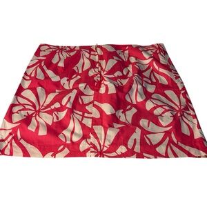 Lilly Pulitzer Pink and White Floral Skirt